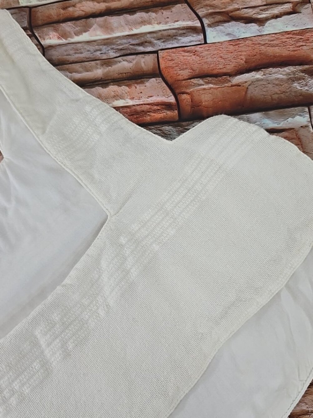 FREE PEOPLE WOMEN'S SIZE XS WHITE CROP TOP COTTON LINEN WITH SIDE BUTTONS LINED. - Picture 8 of 16